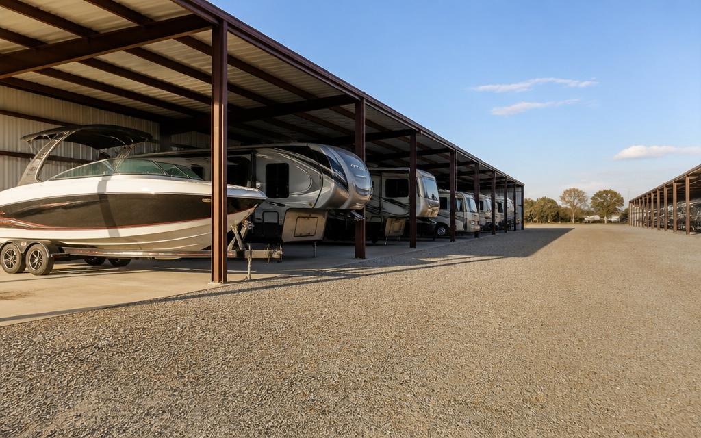 Boat / RV Storage investment property in San Antonio and the Texas Hill Country